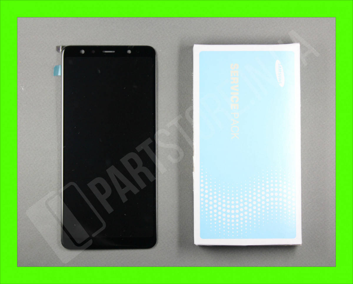 

Дисплей Samsung A750 Black A7 2018 (GH96-12078A) сервисный оригинал, Черный