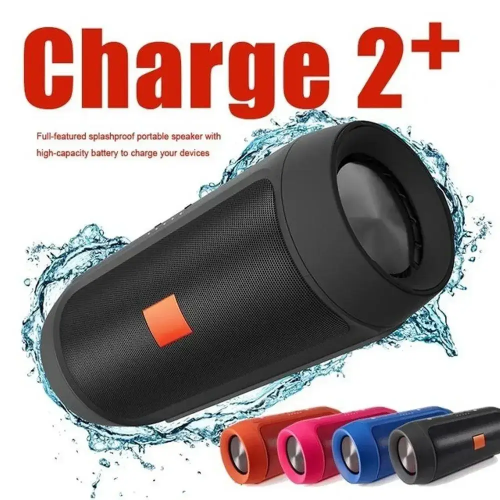 

ЧЕРНАЯ Портативная беспроводная Bluetooth колонка Charge 2+