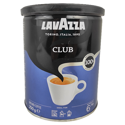 

Кава Лавацца клаб арабіка ж/б Lavazza club arabica 250g 12шт/ящ (Код : 00-00000299)
