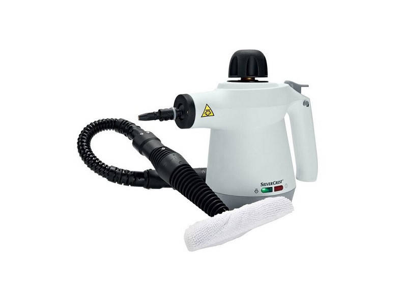 

Пароочиститель мойка SilverCrest SDR 1100 B2 250мл белый