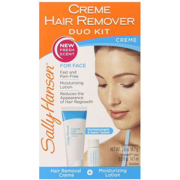

Крем для депиляции на лице Sally Hansen Facial Hair Creme Remover Duo Kit США.