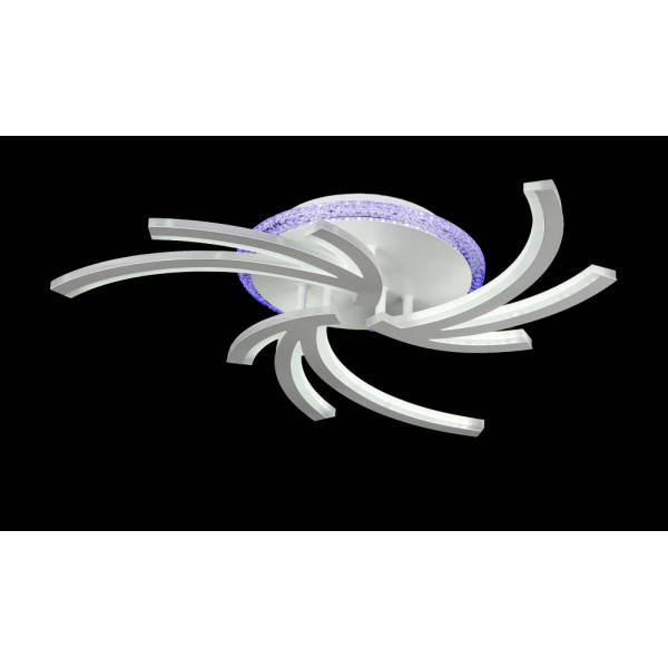 

Потолочная LED люстра светильник с пультом Splendid-Ray 30-4072-57, Белый
