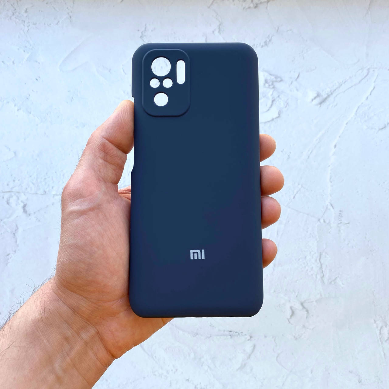 

Чехол на Xiaomi Redmi Note 10 | 10S Full Silicone Case темно-синий силиконовый (сяоми редми нот ксяоми ноут)