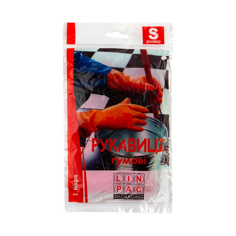 

Рукавички гумовi () 2 шт Linpac господарські