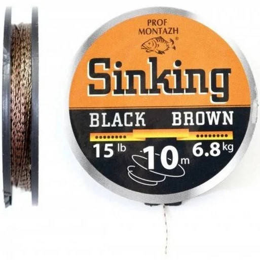 

Поводочный материал Black Brown 30LB 13,6 кг.(10м), Коричневый