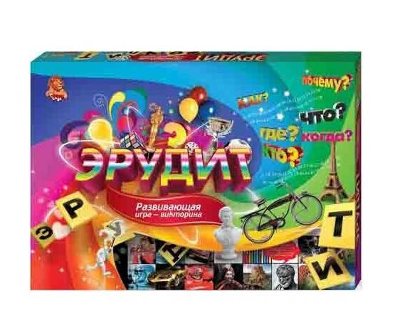

Настольная игра мал Бродилка Эрудит Danko Toys, см. описание