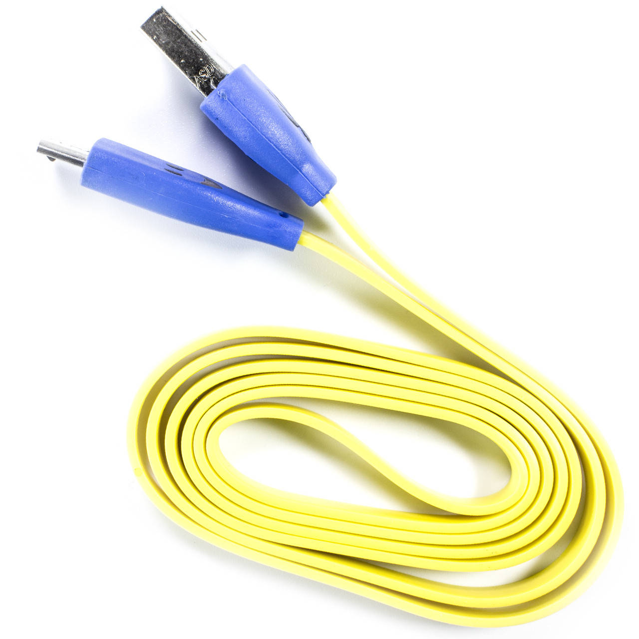 

Кабель с подсветкой Lesko microUSB/USB 1 m Желтый для смартфона планшета