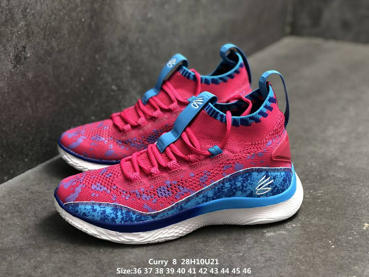 

Under Armour CURRY 8 Карри баскетбольные мужские женские кроссовки