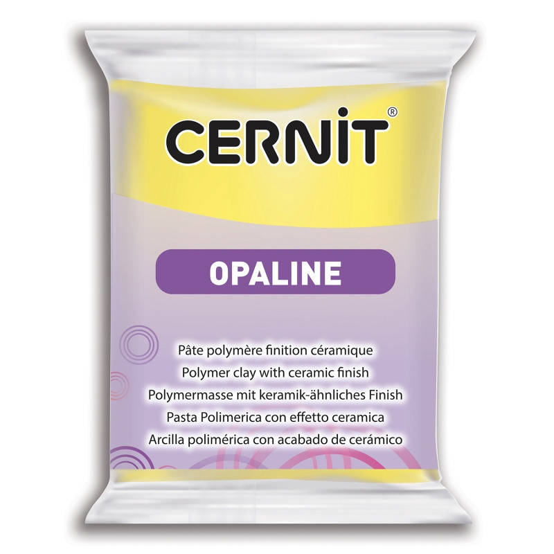 

Глина полимерная "OPALINE", ЖЕЛТЫЙ ПЕРМАНЕНТНЫЙ, 56 гр, Cernit