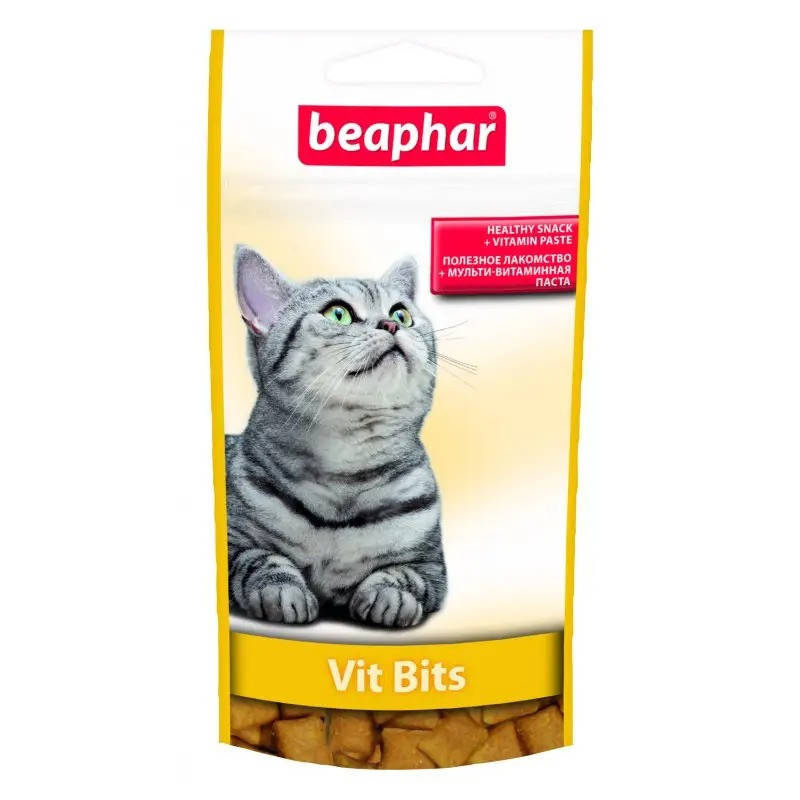 

Beaphar Vit Bits - Подушечки с мультивитаминной пастой -35 гр