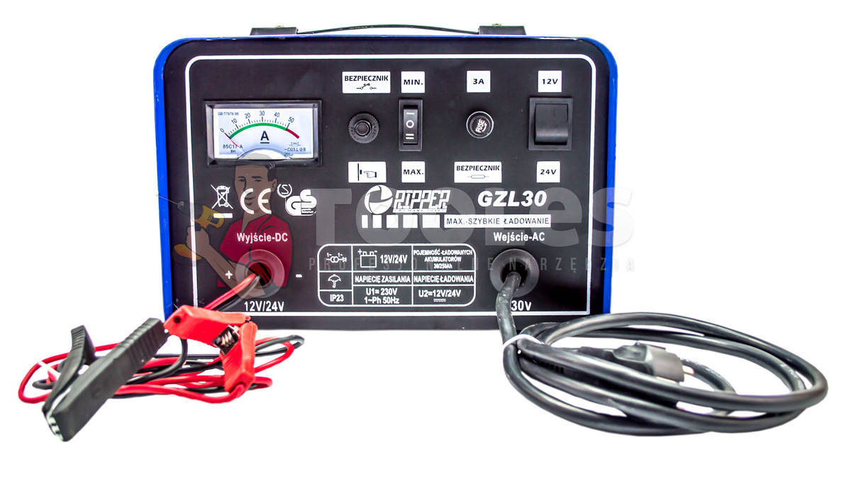 

Пуско зарядное устройство RIPPER GZL30 12V/24V гарантия 12 месяцев