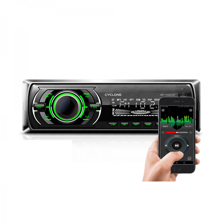

Автомагнитола CYCLONE MP-1102G BA (FM, USB, Micro CD, Led дисплей, 1DIN, 12 мес гарантия)