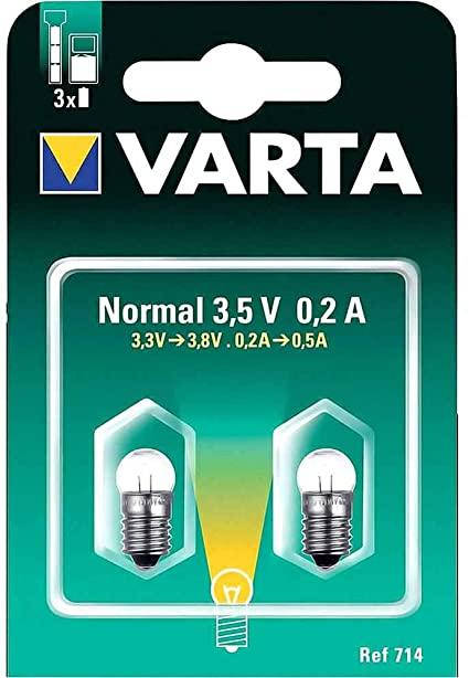 

Лампочка Varta 714 для фонаря, аргон 3,5V 0,2A (2шт)