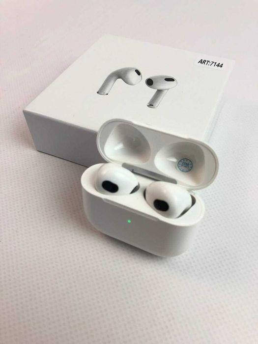 

Наушники беспроводные Airpods 7144 артикул блютуз стерео гарнитура, Белый