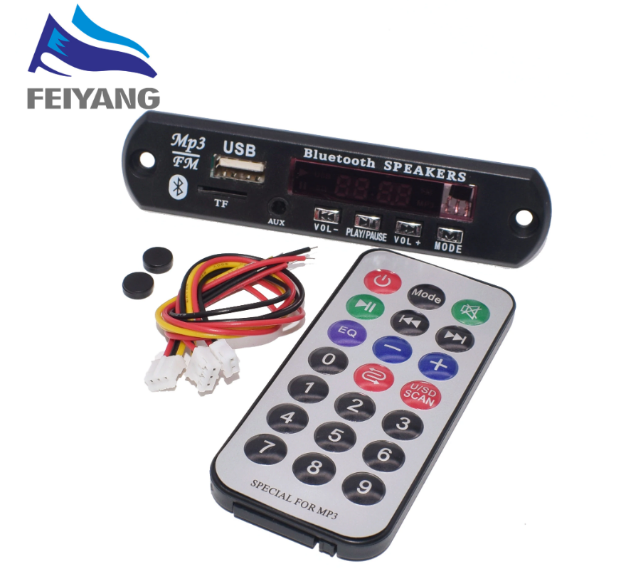 

Декодер Bluetooth аудио беспроводной модуль авто MP3 WMA USB TF Радио FM