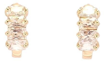 

Серьги Xuping Позолота 18K колечки "Дорожка кристаллов"