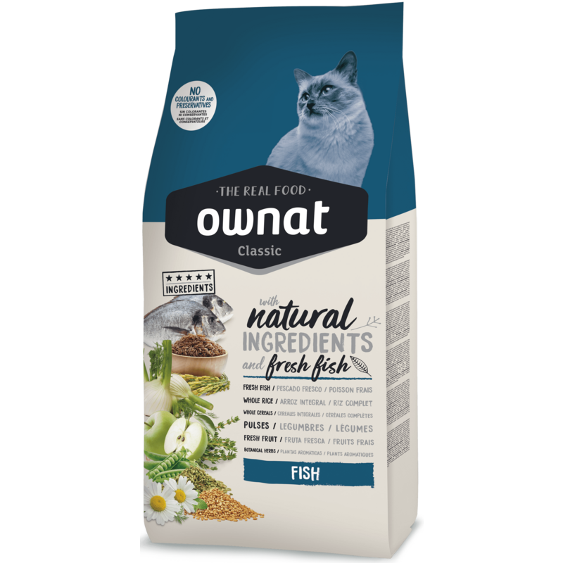 

Сухой корм для кошек Ownat Classic Fish 4 кг Акция