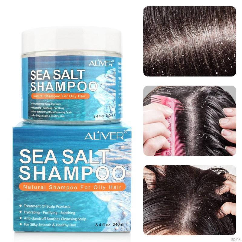 

Шампунь-скраб с морской солью ALIVER sea salt shampoo 240 ml