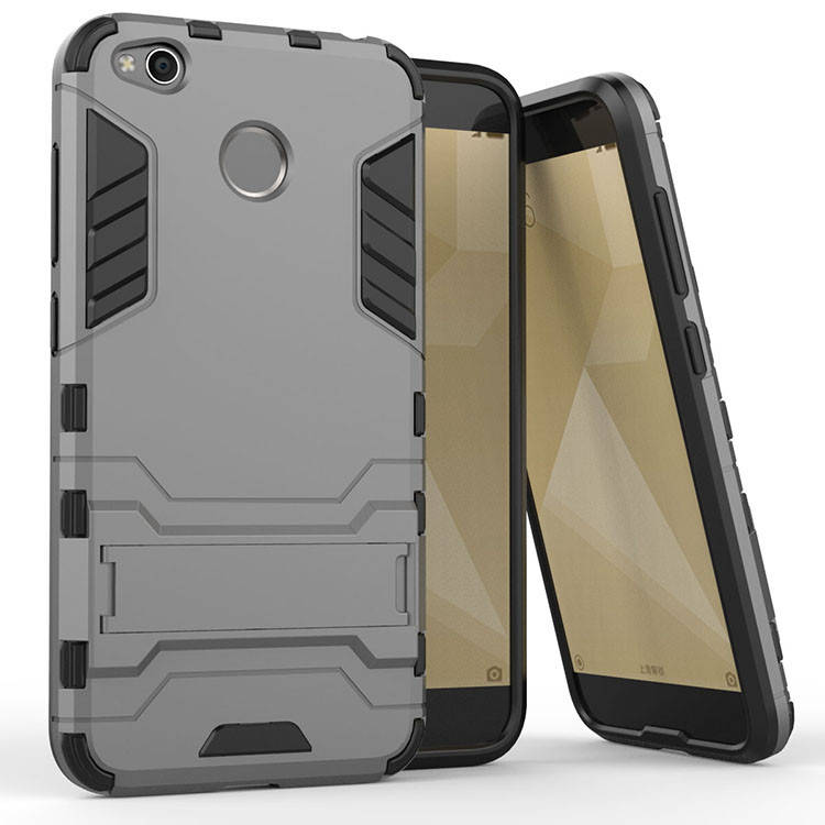 

Чехол Iron для Xiaomi Redmi 4X бронированный Бампер Броня Gray