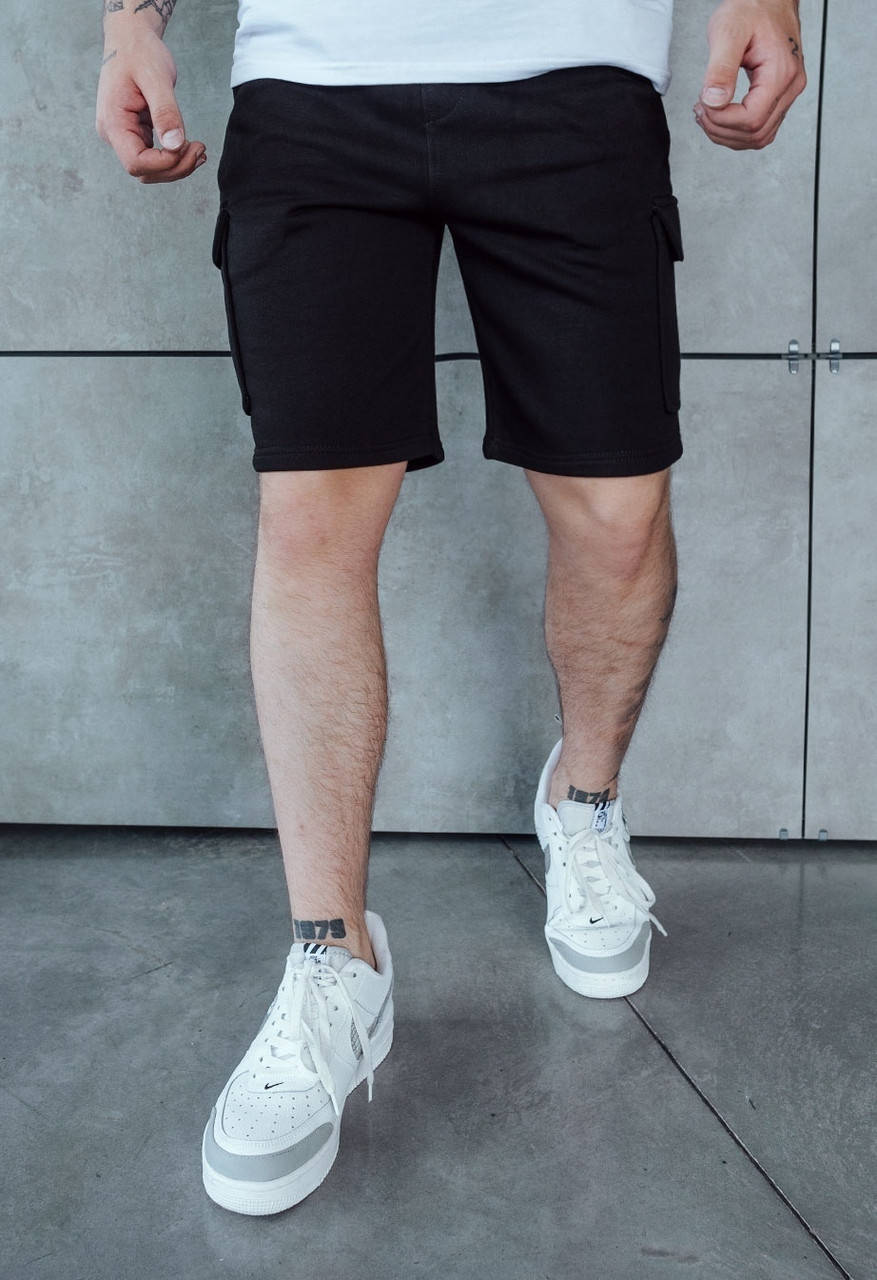 

Трикотажные шорты Staff cargo black