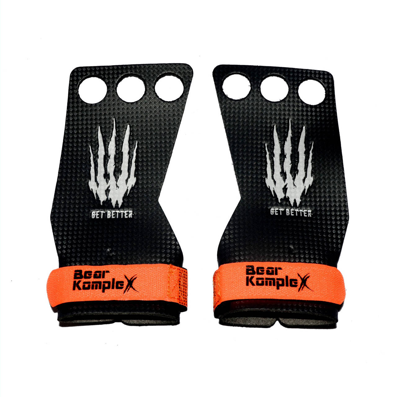 

Накладки гимнастические для кроссфита Bear KompleX Carbon Comp Grips (карбоновые, 3-Hole) XL