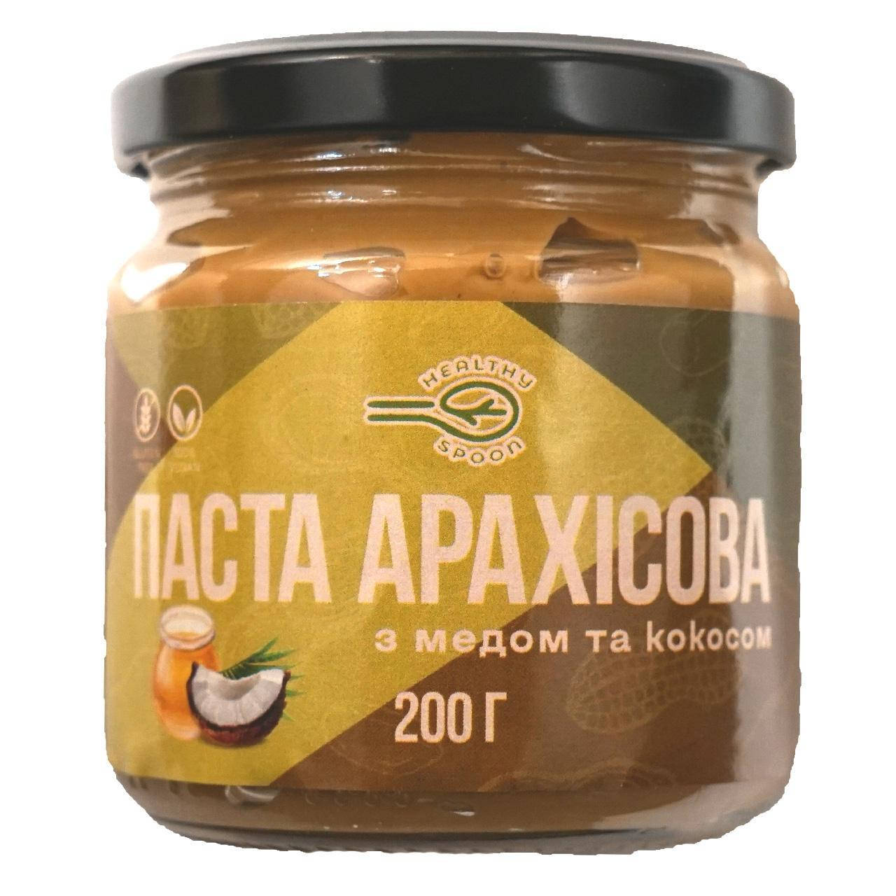 

Арахисовое паста, с мёдом и кокосом, 200г