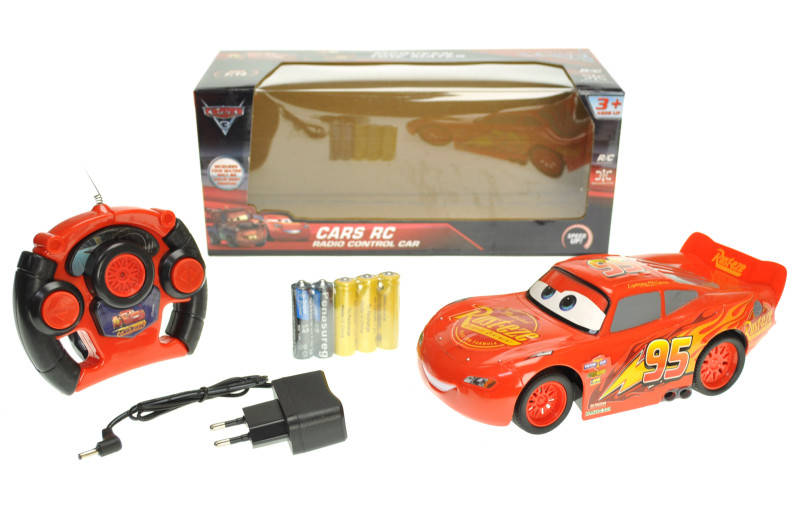 

Машина "Тачки" Молния МакКуин на радиоуправлении, аккумулятор 6777-47C, Красный