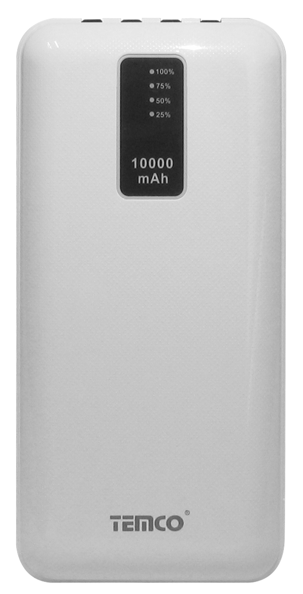 

Power Bank Temco PAL09-B 5V/2A 10000mah 4 in 1 white Гарантия 6 месяцев