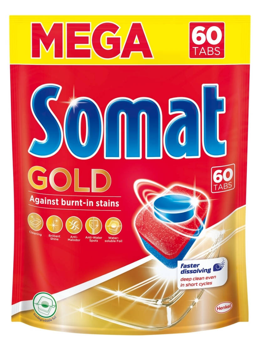 

Таблетки для миття посуду Somat Gold 60 шт