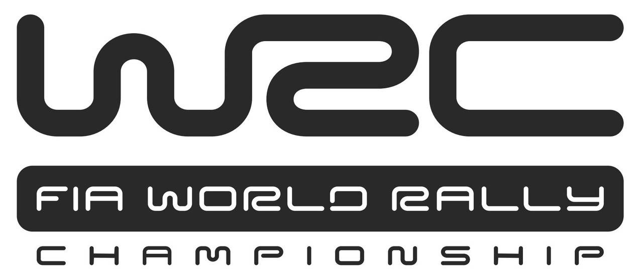 

Наклейки на автомобиль: WRC fia world rally - черная, Белый