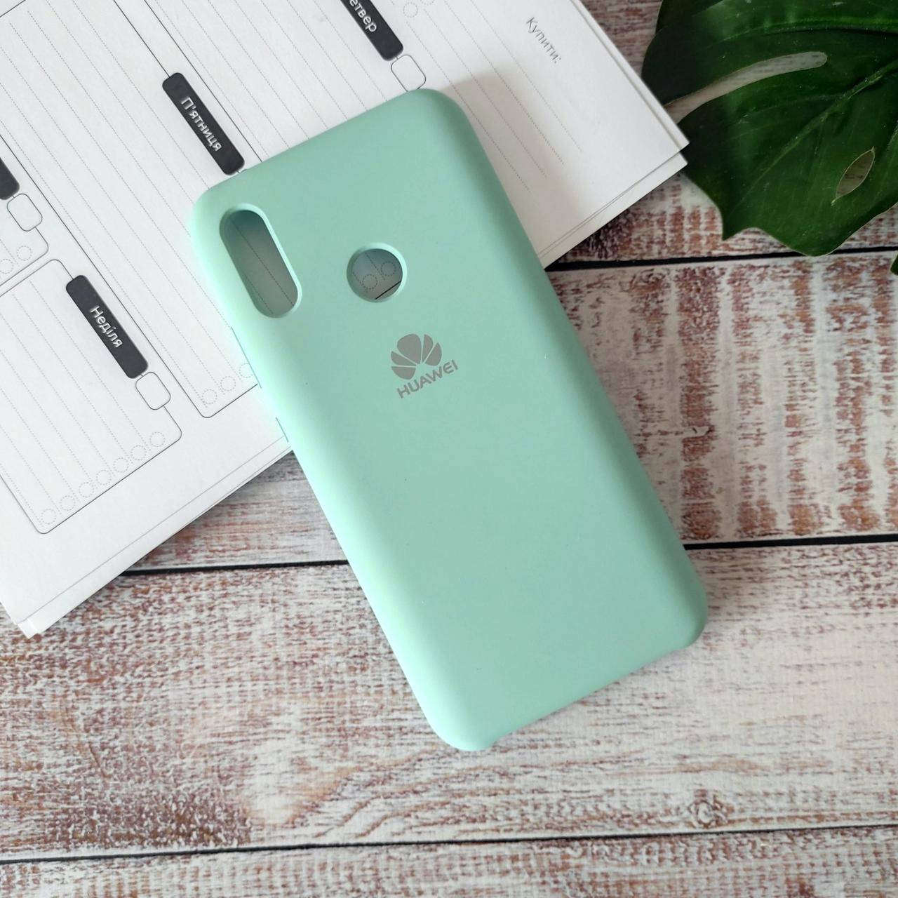 

Чехол на Huawei P Smart 2019/Honor 10 Lite Original Silicone Case Бирюзовый