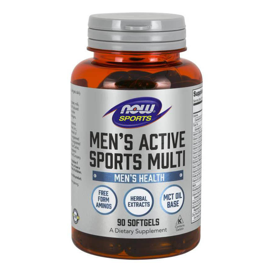 

Витамины и минералы NOW Mens Active Sports Multi, 90 капсул