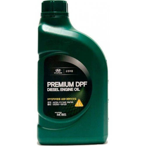 

Масло моторное Mobis Premium DPF Diesel 5W30 1l 05200-00120 синтетическое