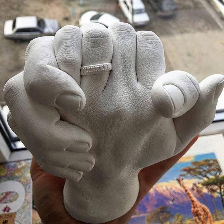 

3D слепок рук набор для пары