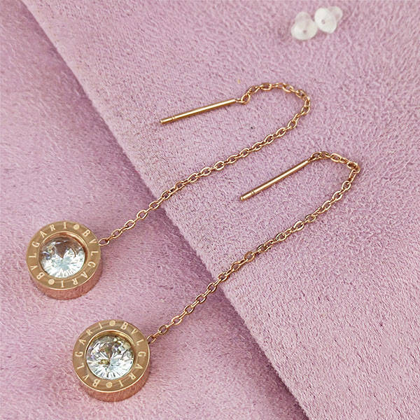 

Серьги протяжки STAINLESS STEEL медицинская сталь позолота А/В 10-0141