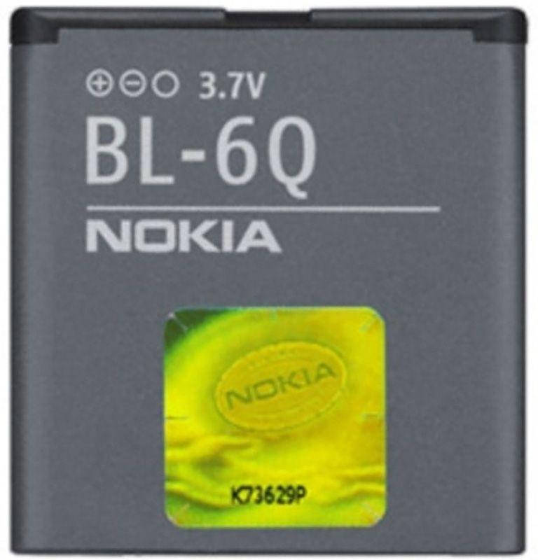 

Аккумулятор Nokia BL-6Q (890-970 mAh) 12 мес. гарантии