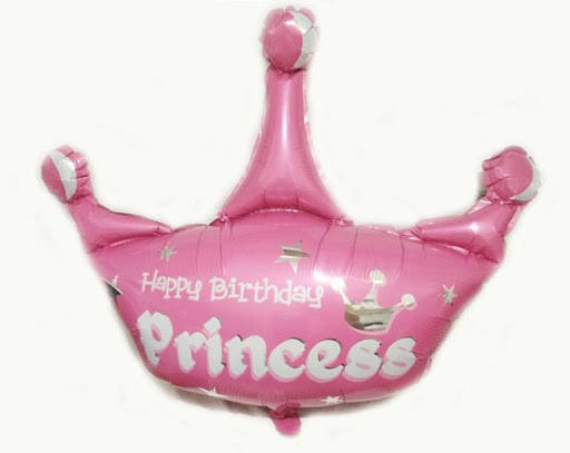 

Фольгированный шар большая фигура Корона розовая Принцесса Princess 77х90см Китай