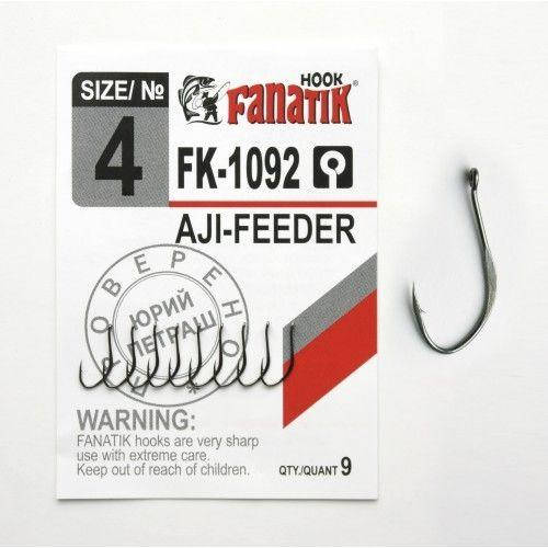 

Крючок одинарный Fanatik AJI-FEEDER FK-1092 №4 (9шт)