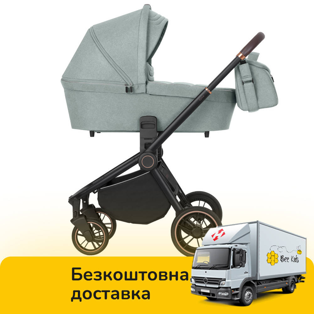 

Детская универсальная коляска с автокреслом 3 в 1 CARRELLO Epica CRL-8511/1 (3in1) Tea Green Мятный