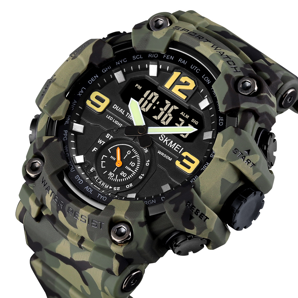 

Мужские наручные часы Skmei 1637 Military спортивные