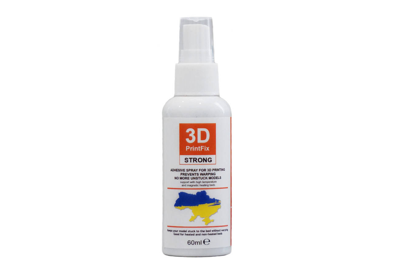 

Адгезионный спрей, клей адгезив для 3D печати 3D PrintFix Strong 60ml