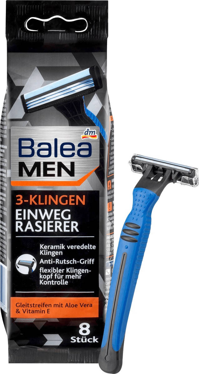 

Balea Men 3-klingen Станки для бритья одноразовые мужскиe 8 шт