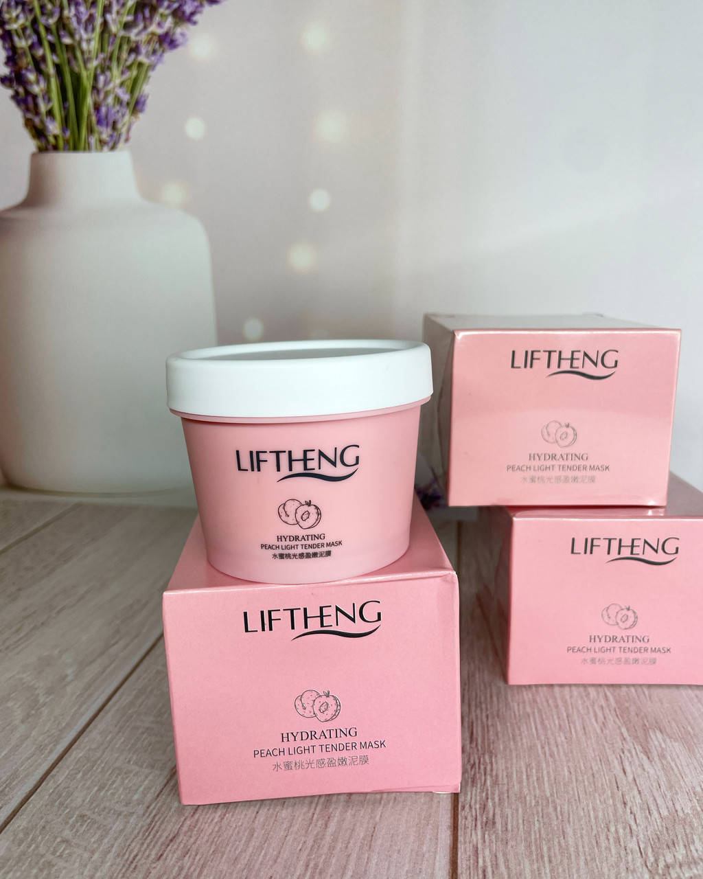 

Питательная глиняная маска для лица с экстрактом плодов персика Liftheng