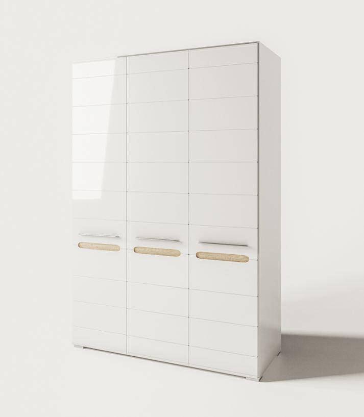 

Шкаф 3Д Бьянко Белый глянец Світ Меблів