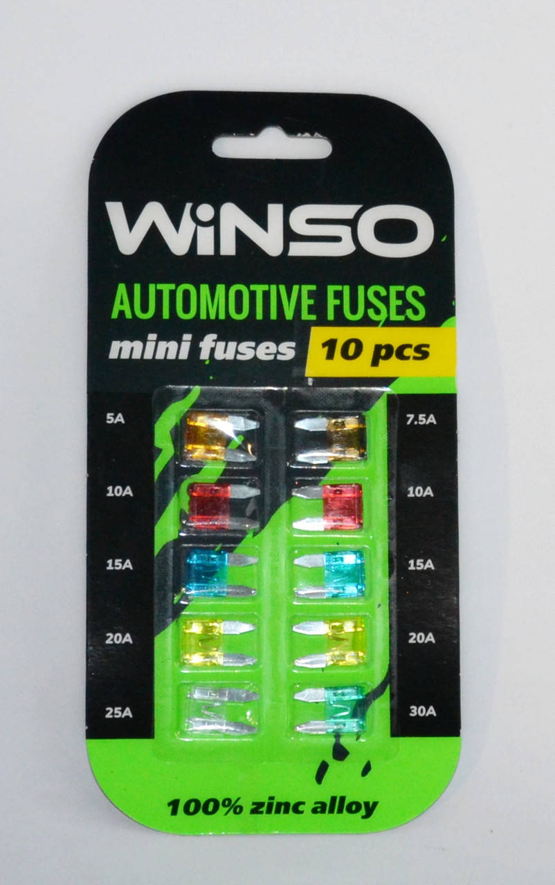 

Набор предохранителей Mini Winso 10шт (500шт)