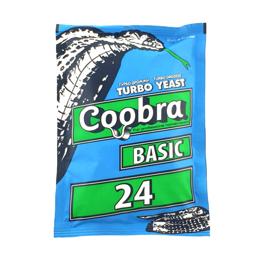 

Сухие турбо дрожжи Coobra 24 Basic