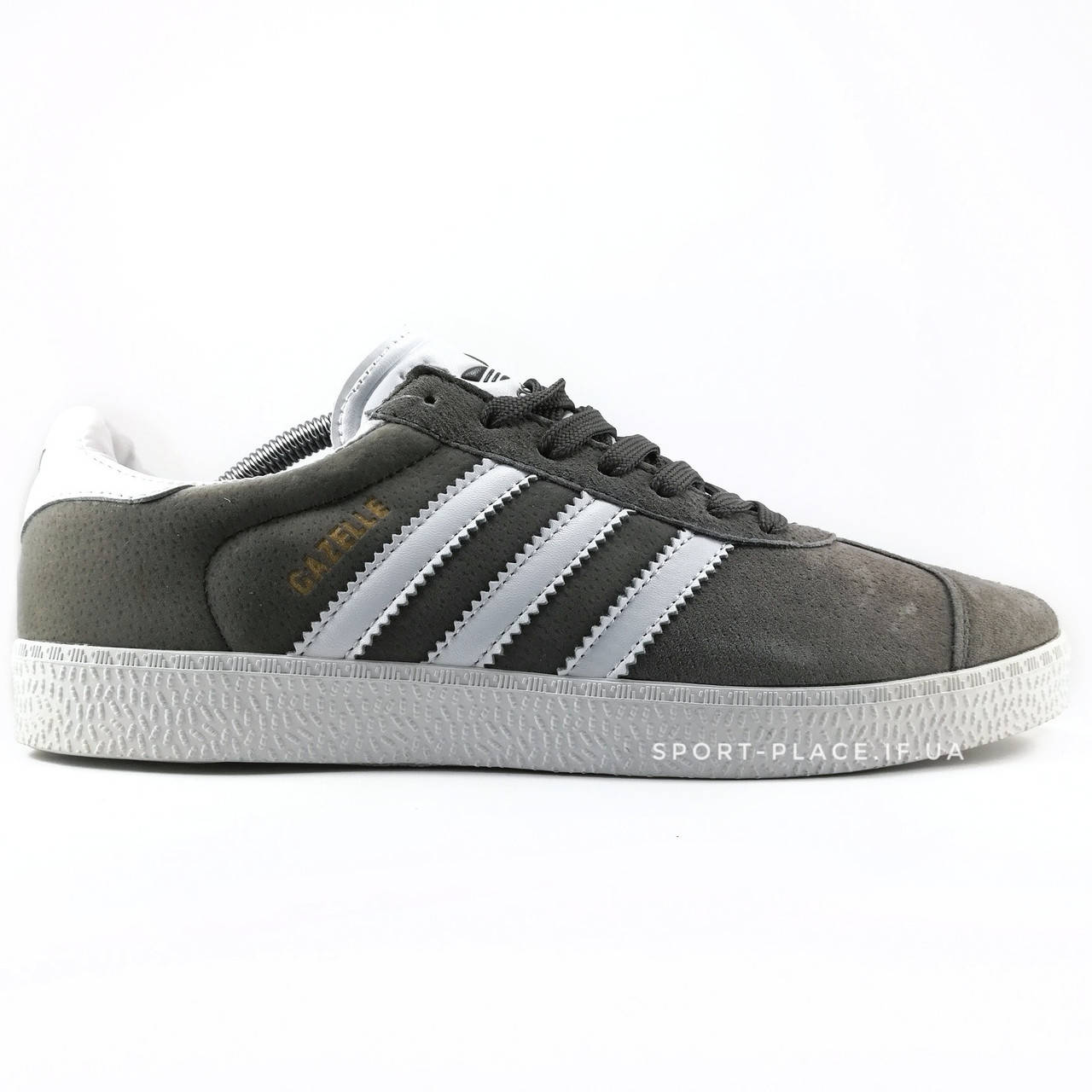 

Мужские кроссовки Adidas Gazelle grey & white