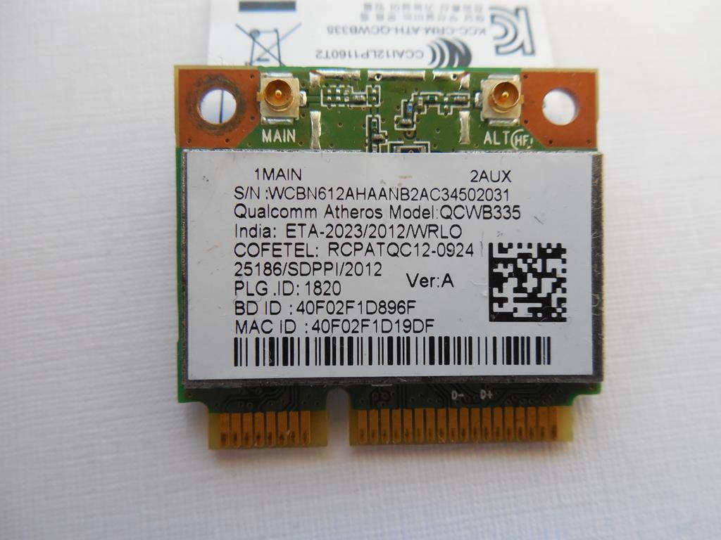 

Wi-Fi адаптер для ноутбука Acer Aspire E1-532 E1-570 E1-572 E1-510 QCWB335