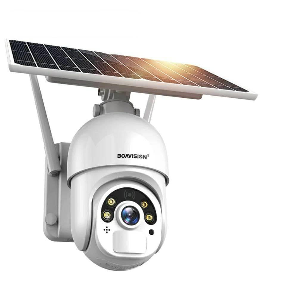 

Солнечная поворотная WiFi IP камера Boavision U20-2M-WiFi solar 1080P с динамиком и микрофоном. UBox