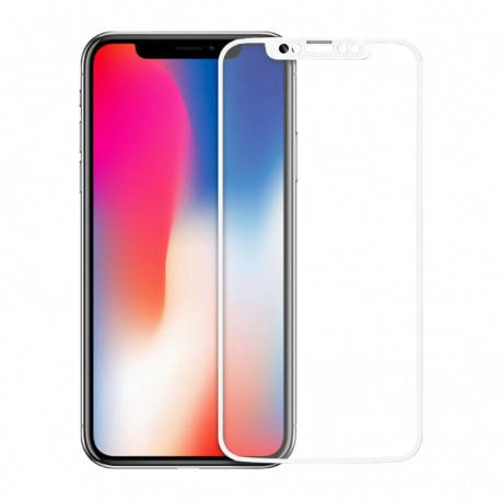 

Защитное стекло iPhone X/Xs 5D white, Белый